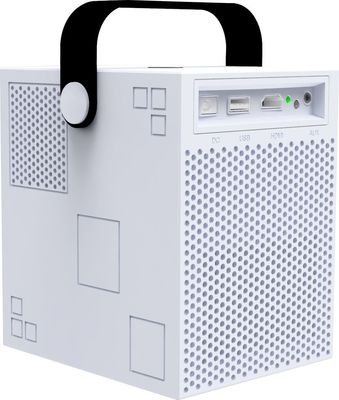 Mali400 MP2 50000H LED Mini Taşınabilir Projektör Bluetooth 4.0 FCC