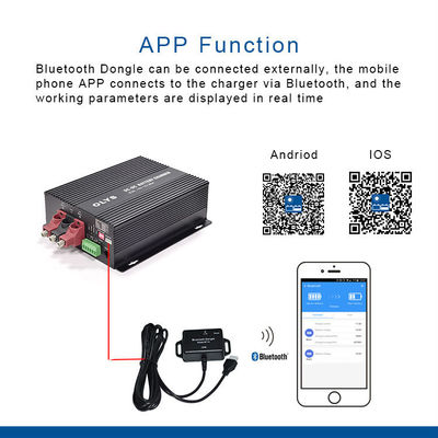 RV için 12V 60A DC-DC Pil şarj cihazı Denetleyici Bluetooth Android IOS