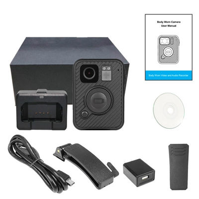 H.264 MP4 MPEG4 CMOS Polis Aşınmış Kameralar Su Geçirmez IP67 0.91" LCD