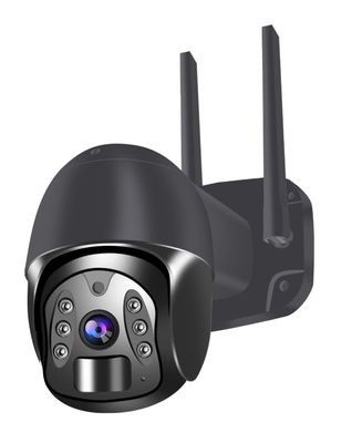 Açık WIFI PIR Güneş Paneli Dome PTZ Güvenlik Kamerası H265 Tuya HD