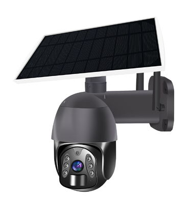 Açık WIFI PIR Güneş Paneli Dome PTZ Güvenlik Kamerası H265 Tuya HD
