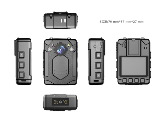 Dock Şarj Cihazı ile 3200mAh Polis Vücut Kameraları HD 1080P 2 İnç
