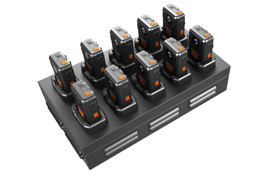 3200mAH Lityum Polis Vücut Kamera GPS Bluetooth SOS AES256 Şifreleme