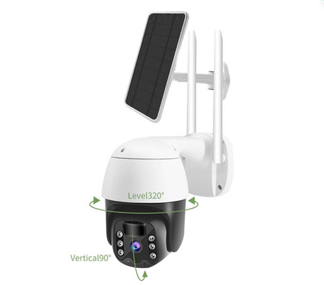PAN TILT PTZ Güvenlik Kamerası Gece Görüş 1080P H264 H265 5W Güneş