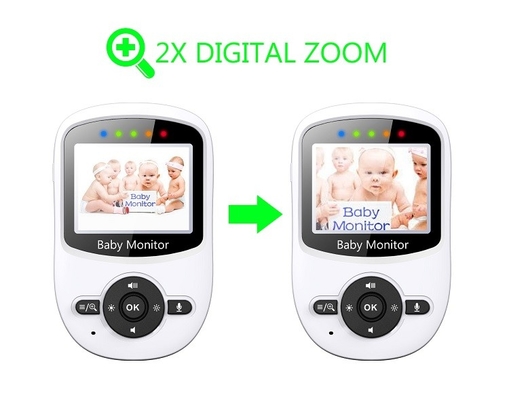 2.4 GHZ Kablosuz Bebek Monitörü Gece Görüşlü 2.4 İnç Renkli LCD Ekran