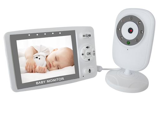 3.5 İnç Ekran Kablosuz Bebek Monitörü HD 2 Yönlü İnterkom Dahili 1300MAH Li Pil