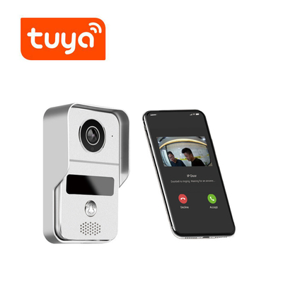 2.4 Ghz Kablosuz Wifi Görüntülü Kapı Telefonu Tuya App 10.1 İnç Dokunmatik İç Mekan Ekranı