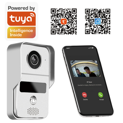 DC12V WIFI Görüntülü Kapı Zili IR CUT Tuya APP ile Renk Sapması Yok