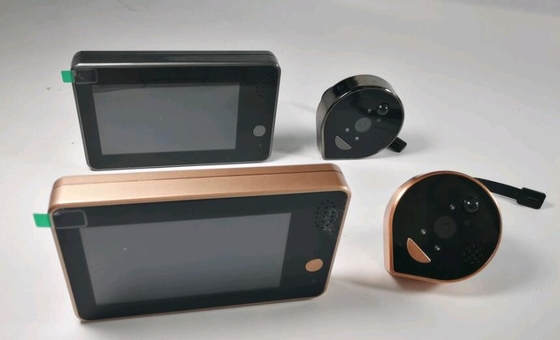 Peephole WIFI Video Kapı Zili, 4.3 İnç Yüksek Çözünürlüklü LCD ile Güçlendirildi