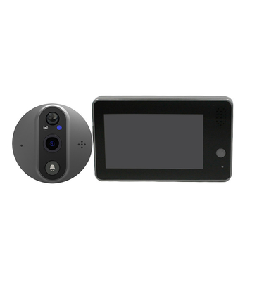 4.3 İnç Yüksek Çözünürlüklü LCD ile Wifi Peephole Video Kapı Zili Düşük Güç