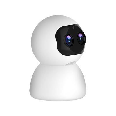 1080P WIFI Ev Çift Lensli CCTV Kamera Gece Görüş Yüz Tanıma