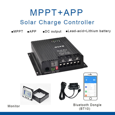 %99,8 Verimlilik MPPT Solar Şarj Kontrol Cihazı 12V 24V 40A, Yük Çıkış Fonksiyonlu
