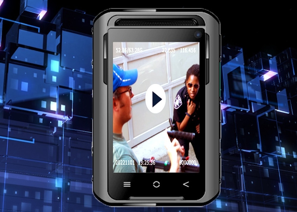 5G 13MP IP68 Su geçirmez Polis Vücut Kamerası, 110 derecelik açılı lens ve WiFi Hotspot