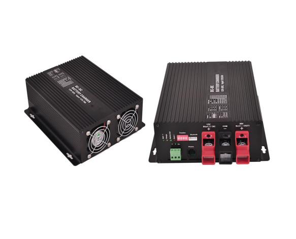 48V Şirket Akü Değerlendirme Voltajı DC12V 48V Akü şarj cihazı kendi kendine tüketim akımı ile 35 MA Maksimum çıkış akımı 15.4A