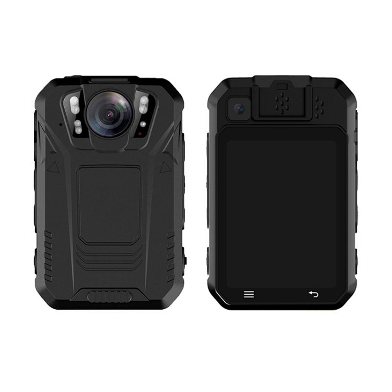 Güvenlik görevlileri için 4K HD Android vücut kamerası 2500 Mah Pil 4 Beyaz LED