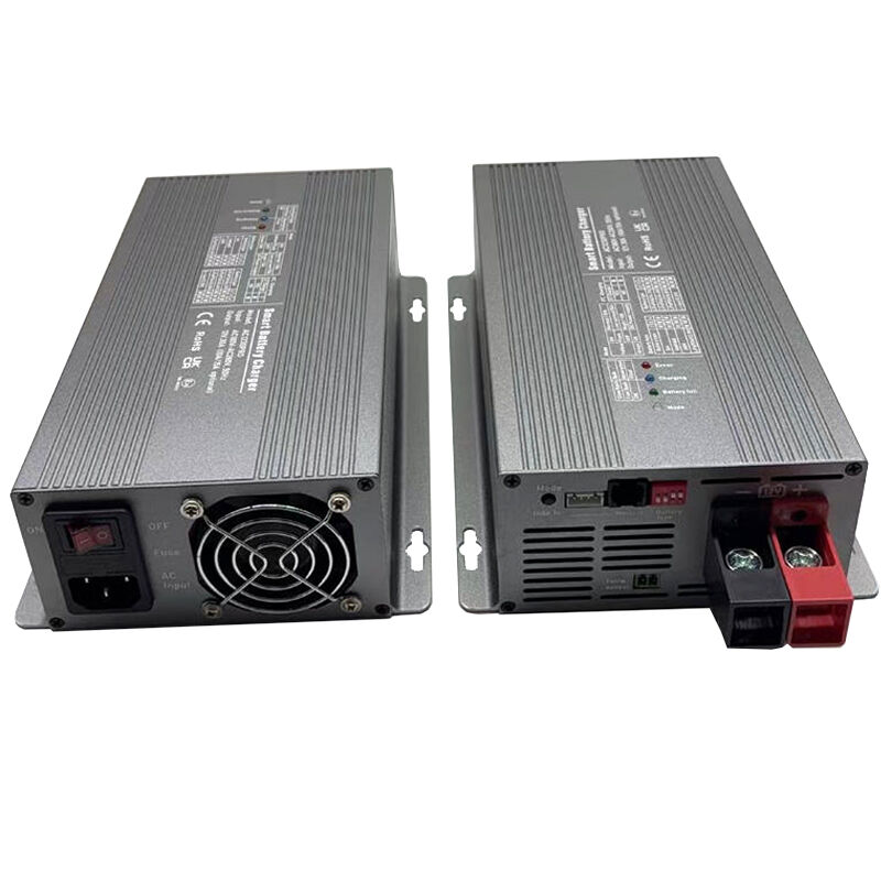 AC'den DC'ye 180V-260V AC 50Hz Akıllı Akü Şarj Cihazı 12V 30A / 24V 15A / 48V 10A