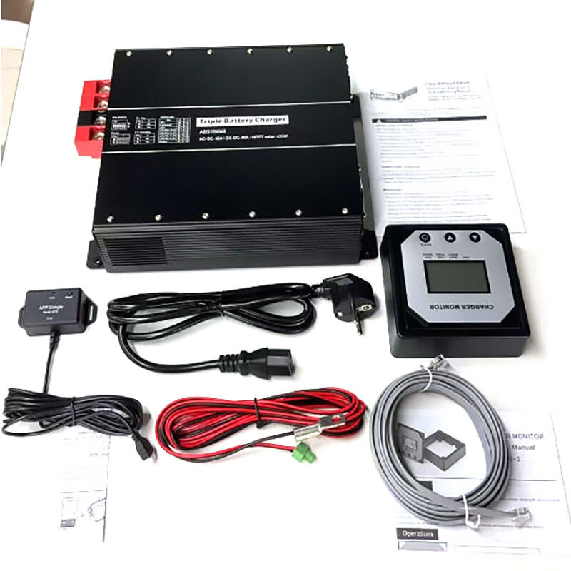 Battery Charger AC110-240V 45Hz-65Hz 12V30A 470W Solar MPPT 12V/20A Pvmax 260W