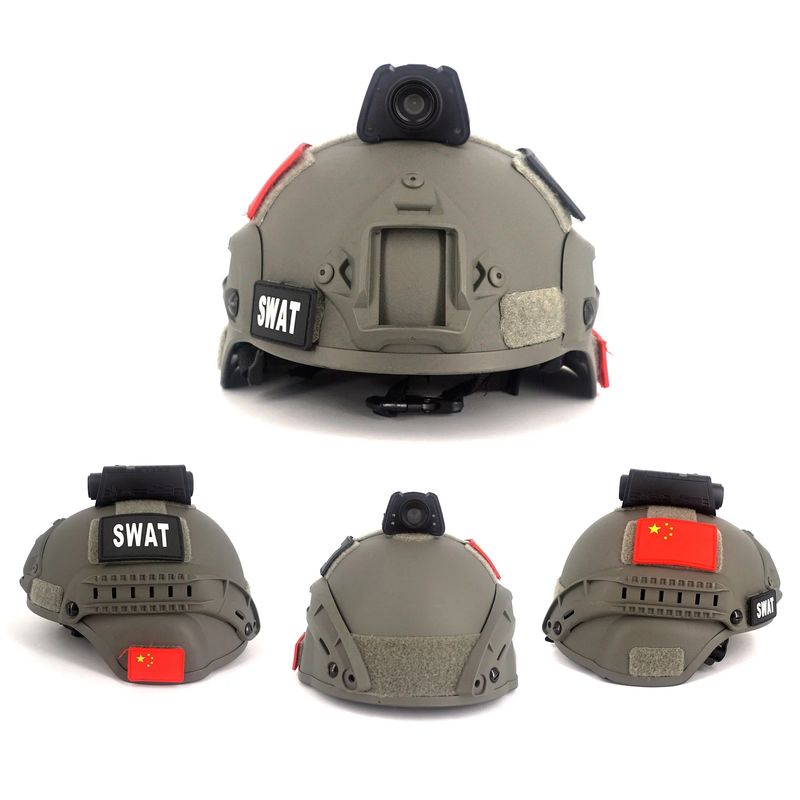 2.4GHZ GPS Kask Kamerası Canlı Yayın 3600mAh Birlikler İçin