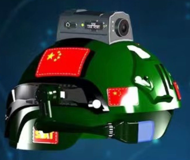 4G Wifi GPS Taktik Kask Kamerası Canlı Yayın Kamera Kaydedici Birlikler Swat İçin