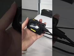 Baş fener Flaş ışığı kask kamerası inşaat sahnesindeki işçiler için CCTV