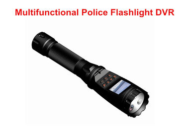 Süper Parlak Polis Güvenlik El Feneri H.264 MP4 Video Formatı 16 Mega Piksel