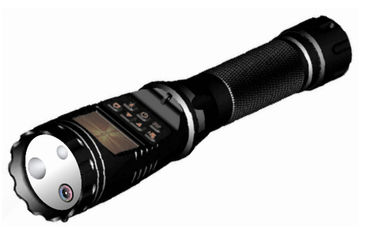 H.264 Polis Güvenlik el feneri DVR Çok Fonksiyonlu 8000mAh Pil CE Onaylandı