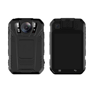 Güvenlik görevlileri için 4K HD Android vücut kamerası 2500 Mah Pil 4 Beyaz LED