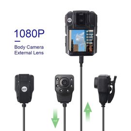 GPS Video Kamera Taşınabilir Polis Aşınmış Kamera Desteği WIFI GPS 128G Depolama