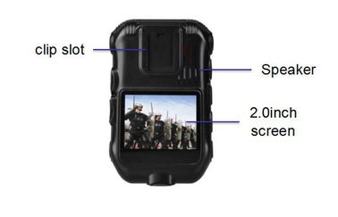 Polis Yıpranmış Kameralar 10 saat video kaydı IP65 Su Geçirmez DVR