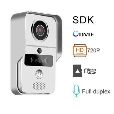 Kablolu İnterkom Güvenliği 32G 1M Kapı Zili WiFi Kamera