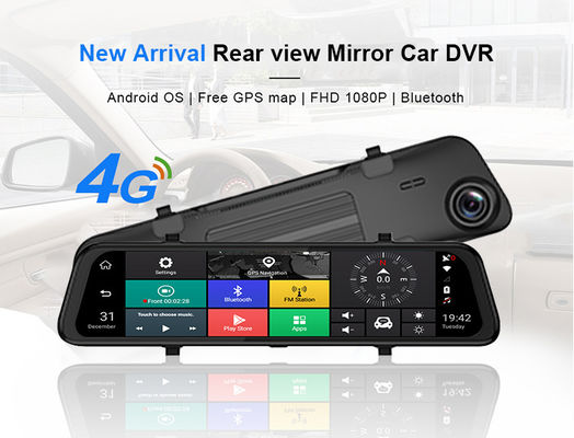 4G Ön ve Arka ADAS 1080P Akış Ortamı Çift Lensli Çizgi Kam