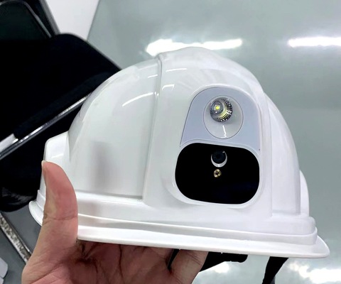 Madencilik İnşaatı için MTK6739 SOS Kask Kamera 4G GPS Wifi Canlı Akış